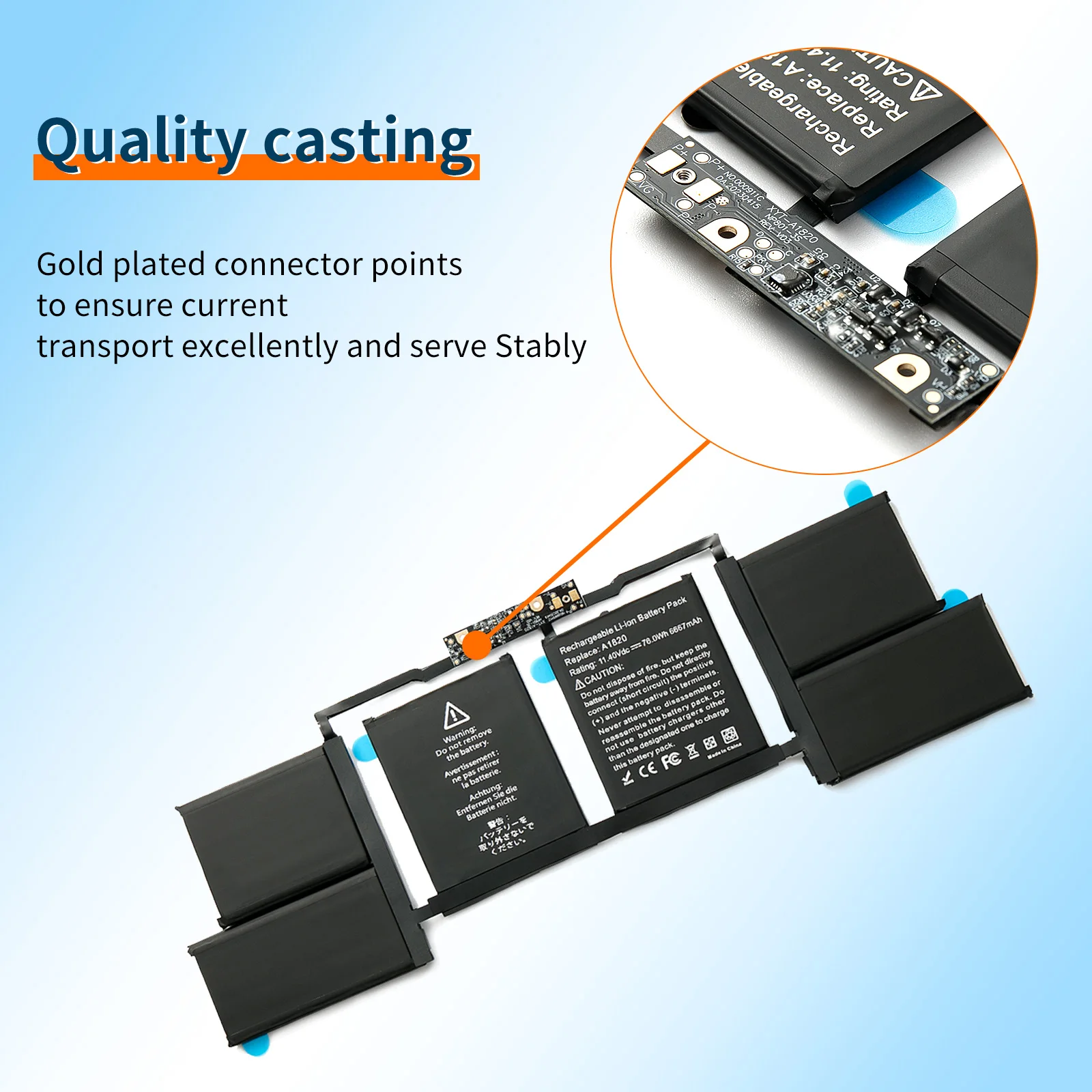 A1820 Battery for MacBook Pro 15 A1707 114V 4 A1820 Battery for MacBook Pro 15 A1707 11.4V 4