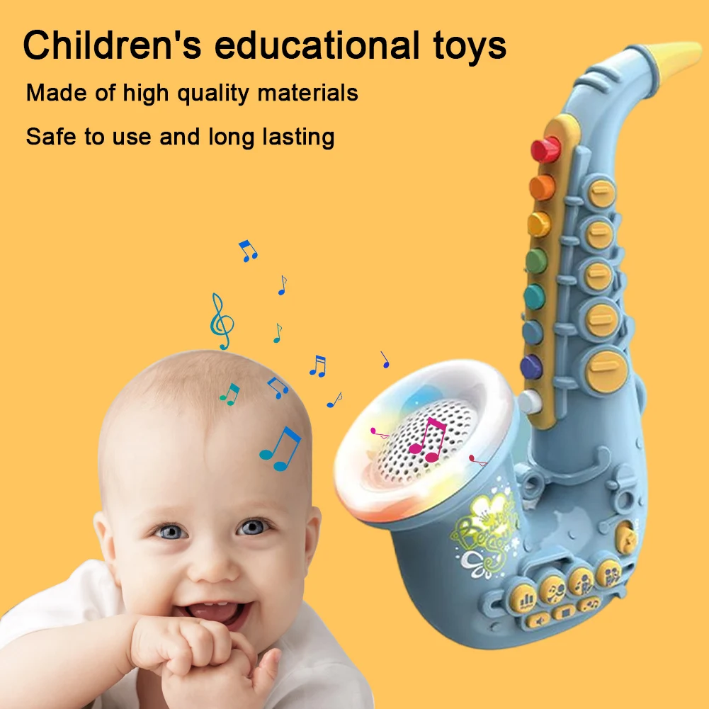 Light Up Toy Saxophone for Kids Ages 3 and Up 9