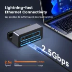 TobenONE USB C Docking Stand 150W 2.5Gbps 5
