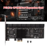 6-Port SATA 3.0 to PCIe Expansion Card Adapter 5