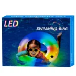 Glitter LED Swim Rings for Kids - Inflatable 5