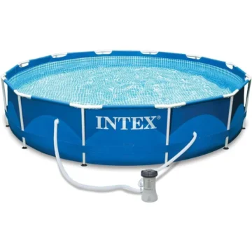 Intex Metal Frame Round Pool Set with Pump 1