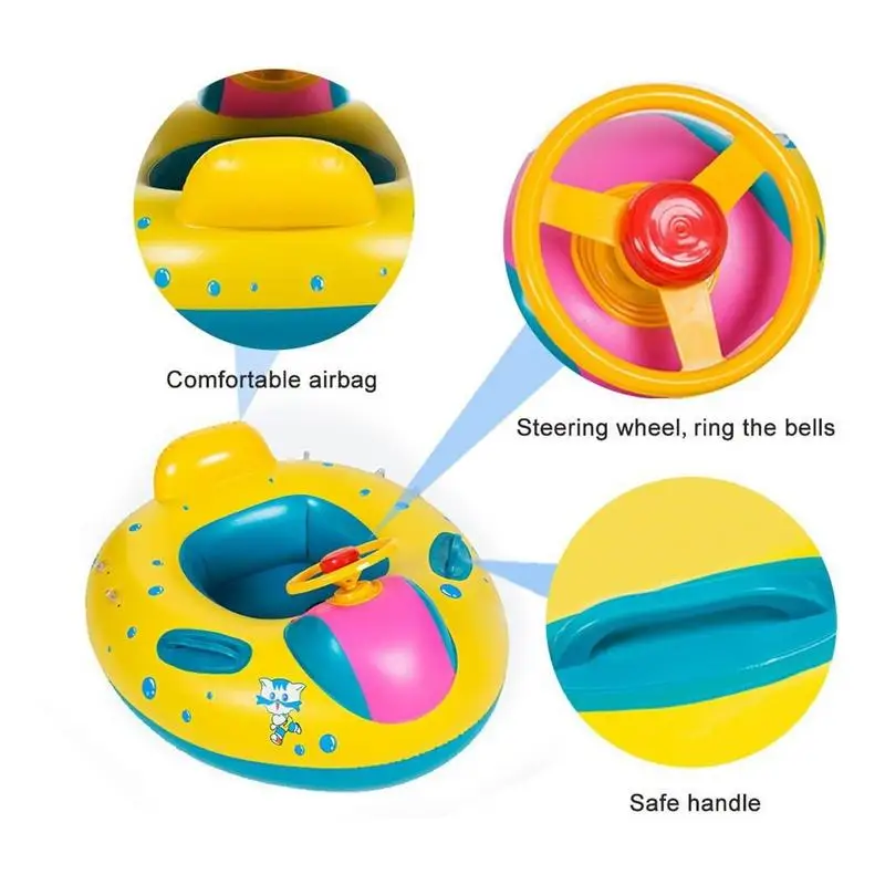 Baby Swim Float with Canopy and Steering Wheel 5 Baby Swim Float with Canopy and Steering Wheel 5