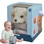 Realistic Plush Simulation Smart Dog Children Toy Can Walking And Call Electric Plush Robot Pet Dog Toddler Christmas Gift 0-3 5