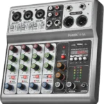 Aveek 5-Channel USB Bluetooth Audio Mixer Console 1