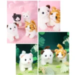 Electric Walking Cat Plush Toy for Kids 3