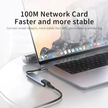 8 in 1 USB C Hub with RJ45 Ethernet Port 2 | PricZone