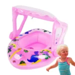 Dinosaur Baby Pool Float with Sunshade 1