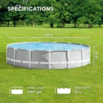 Prism Frame 14ft Premium Pool Set with Pump 2