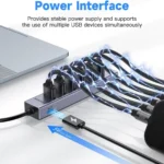 FORIDA 8-in-1 USB 3.0 Hub with Long Cable 3