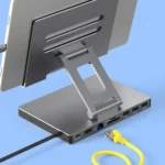 Aluminum USB-C Docking Hub with Laptop Stand 4