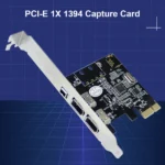 PCI-E 1X to 16X Firewire 1394 Capture Card 6