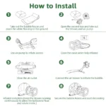 8.2 ft Inflatable Bubble Tent Dome for Kids 6