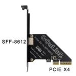 PCIe to SFF 8612 Adapter Card for SSD U.2 OCUlink 3
