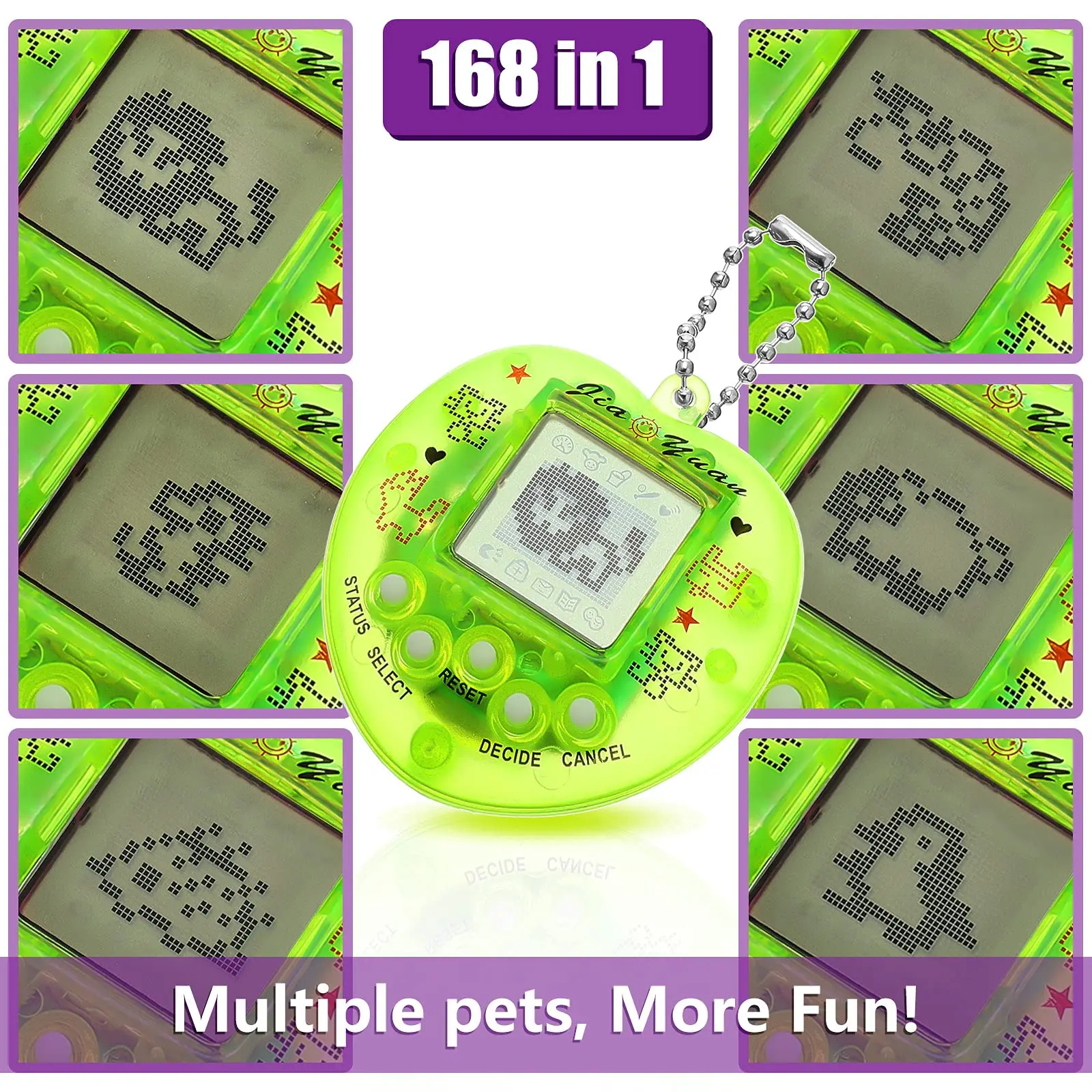 Kids Electronic Pets Game Tamagotchi Handheld Game Console Toy in Russian Original German Spanish Polish Virtual Digital Pet Toy 4 Kids Electronic Pets Game Tamagotchi Handheld Game Console Toy in Russian Original German Spanish Polish Virtual Digital Pet Toy 4