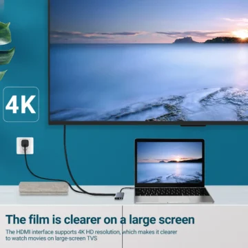 Gopala 12-in-1 USB-C Docking Station Dual Monitor 2