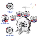 Mini Jazz Drum Set with Stool for Kids 3