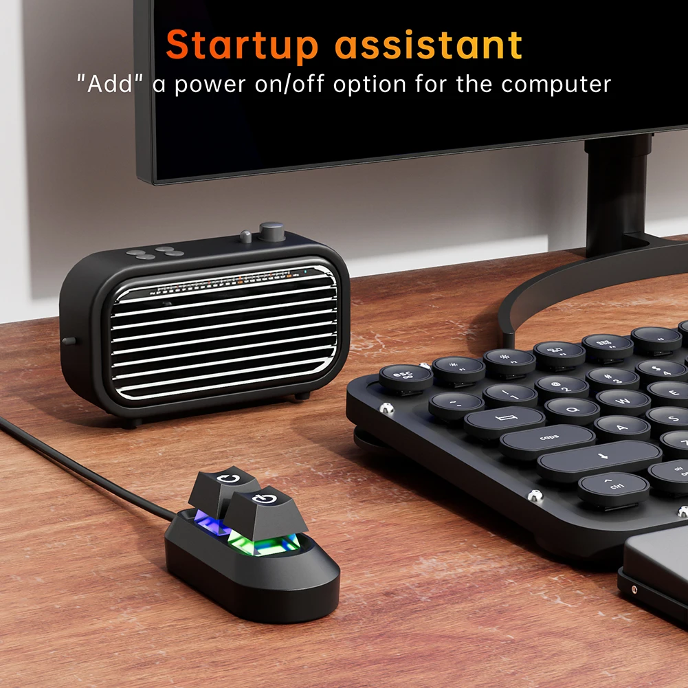 2M Desktop PC Power Button External Switch 3 2M Desktop PC Power Button External Switch 3