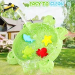 Turtle Sandbox with Lid and Sand Toy Set 4