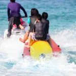 3-Person Inflatable Banana Boat with Air Pump 4