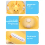 Cute Dinosaur Swim Ring Pool Toy with Handles 5