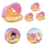 Baby Mermaid Swim Ring with Seat and Handles 1