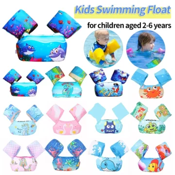 Baby Cartoon Float Arm Life Jacket Swimsuit 1