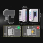 ATX 24 Pin 180-Degree ARGB Mirror Adapter 1