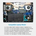 11.4V 4240mAh B31N1726 Battery for ASUS TUF Gaming FX504 FX504G FX504GD FX504GE FX504GM FX505 FX505DT FX505DV FX505GE FX80 4