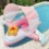 Baby Airplane Pool Float with Sunshade Lounger
