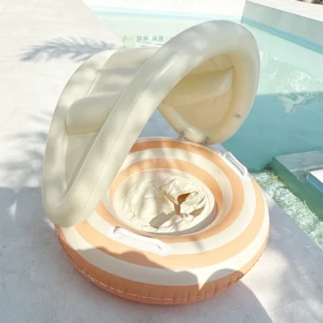 Baby Inflatable Swim Ring with Sunshade for Pool 1