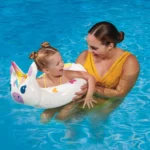 Unicorn Split Inflatable Kids Pool Swim Ring 5