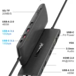 Lemorele 13-in-1 USB-C Hub with Dual HDMI 2