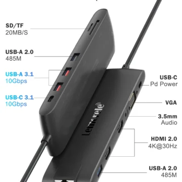 Lemorele 13in1 USBC Hub with Dual HDMI 2 | PricZone Lemorele 13 in 1 USB C Hub with Dual HDMI 2 | PricZone