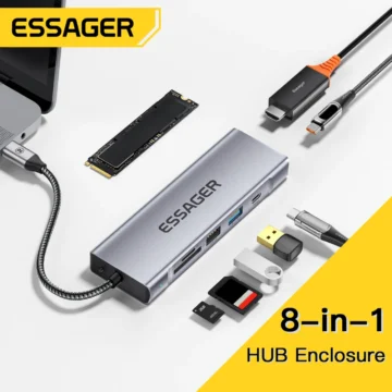 USB C Hub with SSD Enclosure and 4K HDMI 1