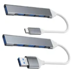 USB 3.0 Type-C 4-Port High Speed Hub Splitter 1