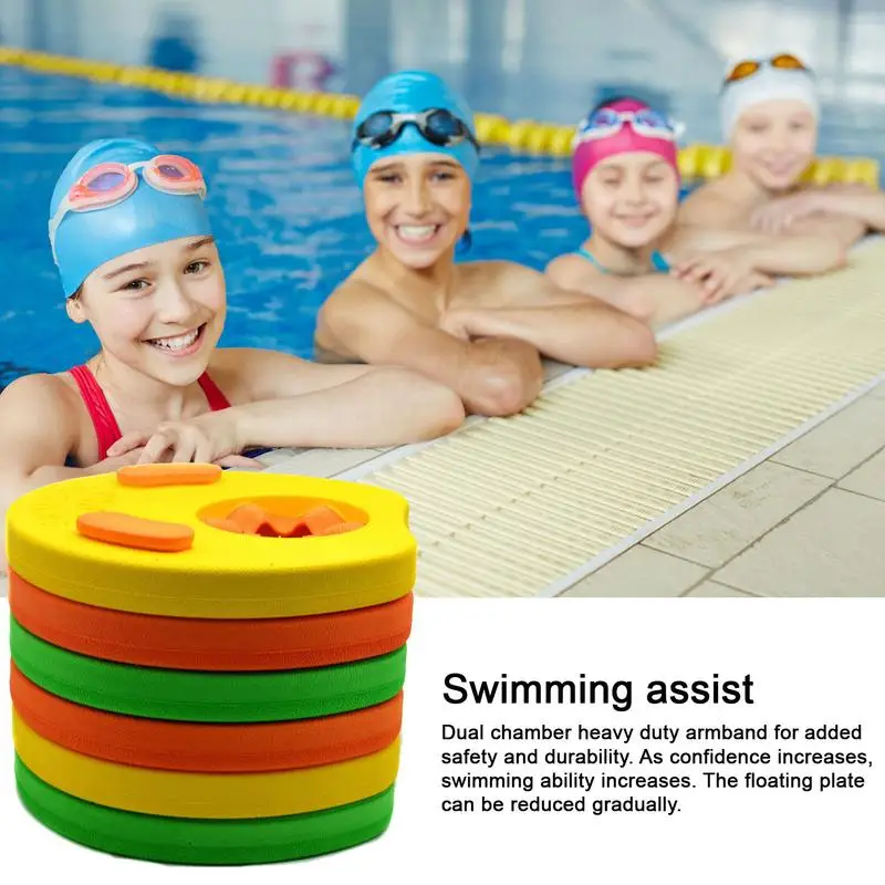 6pcs EVA Foam Arm Floaties for Kids Swimming 3 6pcs EVA Foam Arm Floaties for Kids Swimming 3