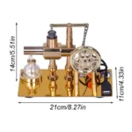 Kids Zinc Alloy Engine Model Kit 5