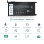 WDXOR Battery for Dell Inspiron 13 15 5000 7000 3