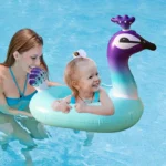 Peacock Baby Inflatable Swim Ring Seat 3