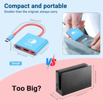 Switch OLED HDMI Dock with USB 3.0 Port Base 1