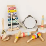 Wooden Percussion Music Set for Toddlers 5