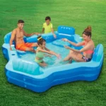 Inflatable Pool with Seats and Cup Holders 3