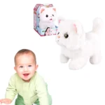 Electric Walking Cat Plush Toy for Kids 1