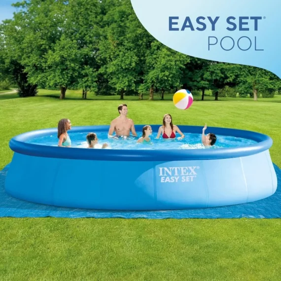 Quick Set Inflatable Pool Set Complete 12ft Easy Set Inflatable Swimming Pool Kit | PricZone