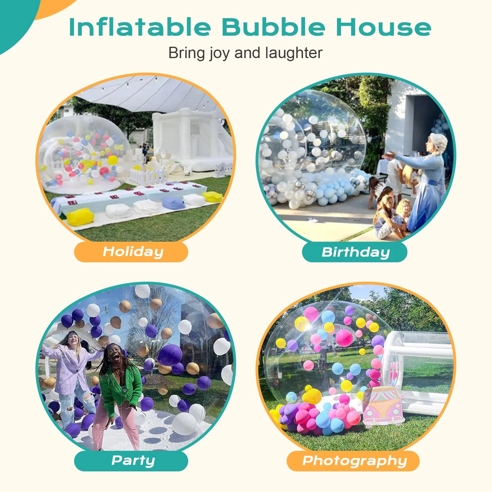 82 ft Inflatable Bubble Tent Dome for Kids 4 8.2 ft Inflatable Bubble Tent Dome for Kids 4