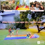 Double Lane Inflatable Water Slide Pool 4