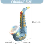 Light Up Toy Saxophone for Kids Ages 3 and Up 6