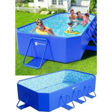 Foldable Oversized Hard Shell Pool for Kids 1