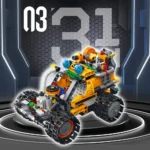 3-in-1 STEM Robot Toy Building Blocks Kit 4